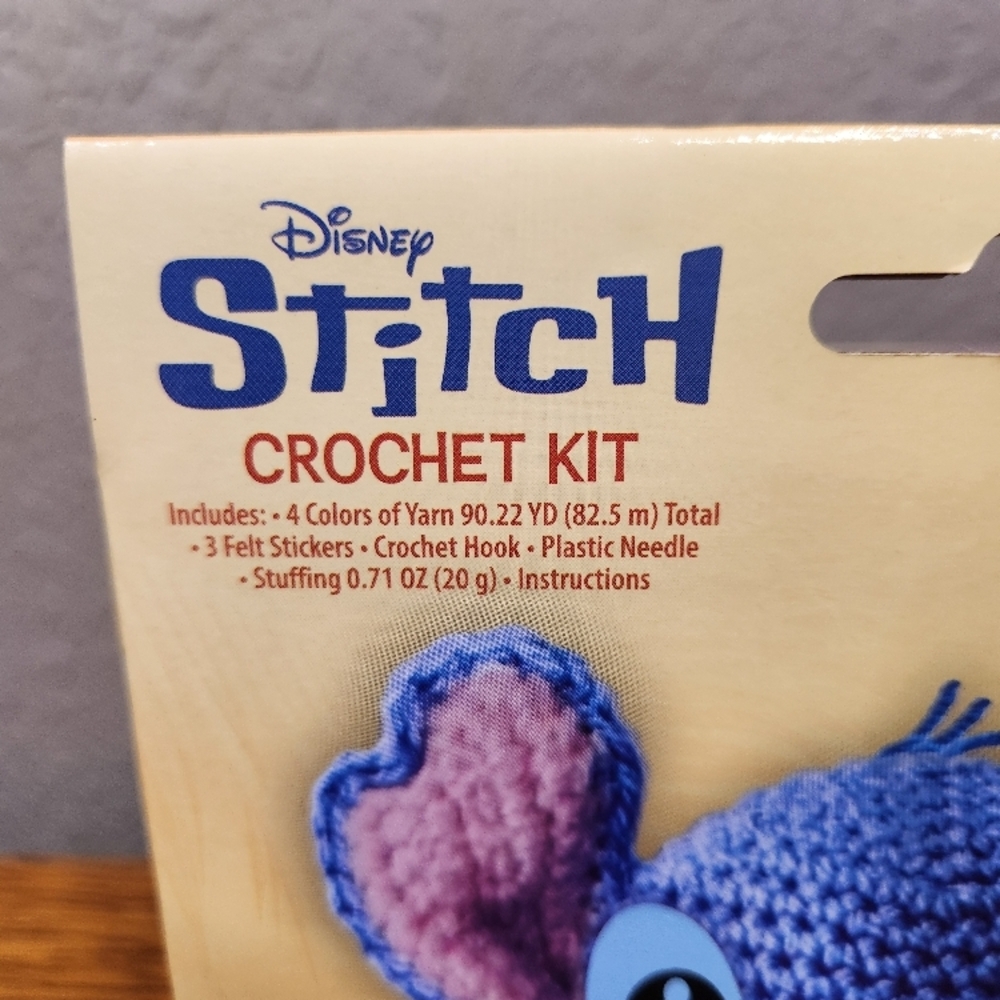 Disney Stitch Crochet Kit - Blue & Pink Amigurumi - Picture 4 of 4